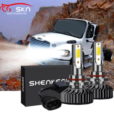 F2 6000K LED Headlamp Kit Bulbs for 2002-17 Freightliner M2 100 106 112 (LOW) 2X - Image 1 of 4