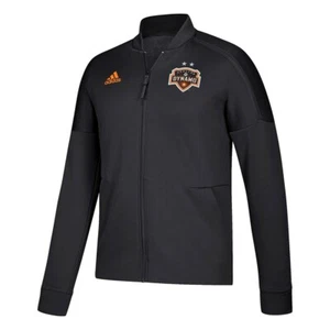 Houston Dynamo MLS Adidas Men's Team Black Full Zip Z.N.E. Anthem Jacket - Picture 1 of 2