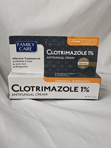 DENTED BOX - Family Care Antimykotische medizinische Creme Salbe Heilmittel Ringelflechte - Bild 1 von 4