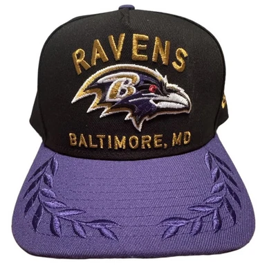 Chapéu ajustável Baltimore Ravens 2025 NFL Draft On-Stage New Era 59FIFTY 7 1/8 preto - Imagem 1 de 4