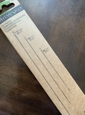 Handnähnadeln: Puppe: 3 Stück Milward Green Kurzwaren - Bild 1 von 4