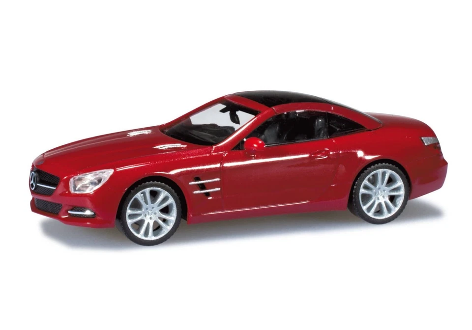 HERPA 034838 1/87 H0 - Mercedes Benz MB SL-Klasse Cabriolet Con Hardtop - Immagine 1 di 1