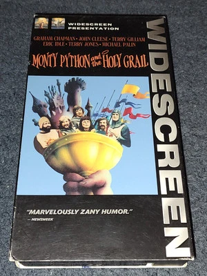 Monty Python And The Holy Grail VHS Terry Gilliam Outlandish Satire Comedy - Image 1 of 4
