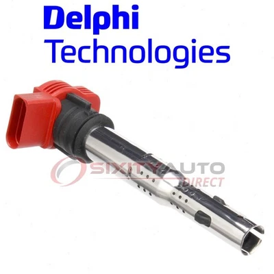 Delphi Ignition Coil for 2007-2011 Audi A6 Quattro 4.2L V8 Wire Boot Spark wg Foto 1 de 4