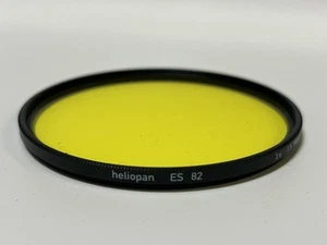 HELIOPAN 82mm ES  3x  -1.5 YELLOW 8 GLASS FILTER - Picture 1 of 4
