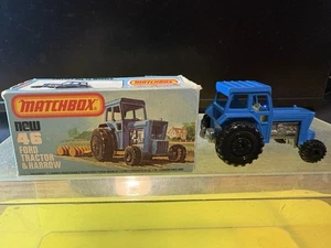 MATCHBOX LESNEY MB 46 FORD TRACTOR WO/HARROW VINTAGE 1978 IN ORIGINAL BOX L-28C - Picture 1 of 9
