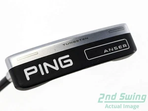 Ping 2023 Anser Putter Slight Arc Graphite Left Black Dot 31.5in - Picture 1 of 9