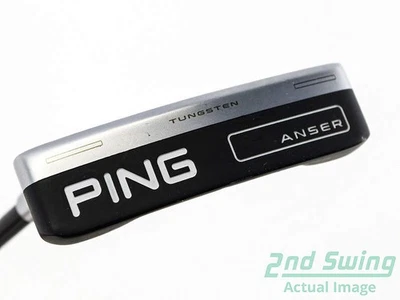 Ping 2023 Anser Putter Slight Arc Graphite Left Black Dot 31.5in - Image 1 of 4