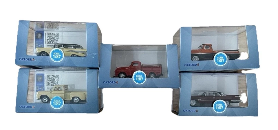 Lote de 5 coches diecast Oxford 1:87 nuevos en caja ver descripción para modelos Foto 1 de 4