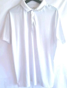 Mizzen & Main Phil Mickelson Mens Large Short Sleeve Polo Shirt White - Picture 1 of 9