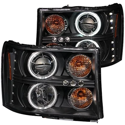 Пара прозрачных линз в сборе для фар Anzo USA 111125 CCFL черные - Изображение 1 из 2