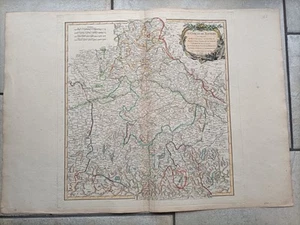 Bayern, München, Chiemsee, Ingolstadt Orig. Kupferstich Karte von 1751 Vaugondy - Bild 1 von 16