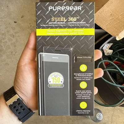 PureGear Steel 360 Tempered Glass Screen Protector for Samsung Galaxy S22+  - Image 1 of 2
