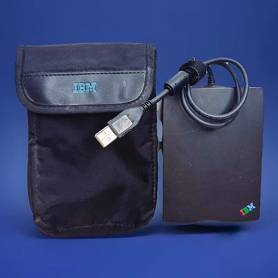 IBM 3.5" Floppy Disk Drive Portable USB External Model FD-05PUB - Ships FREE! - Image 1 of 4