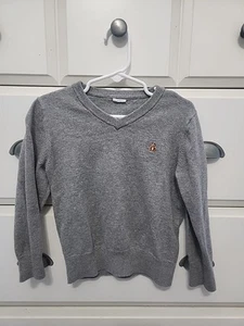Baby Gap Kids Boys Grey V-neck Sweater Size 4 Years Toddler Regular - Picture 1 of 2