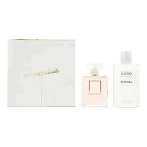 Chanel Mademoiselle Essentials 2 Pcs Gift Set: EDP 100ml - Body Oil 200ml Women - Picture 1 of 1