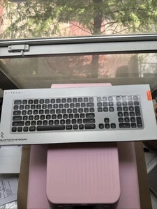 New Satechi Aluminum Bluetooth Keyboard for Apple Mac, Space Gray #ST-AMBKM - Picture 1 of 2