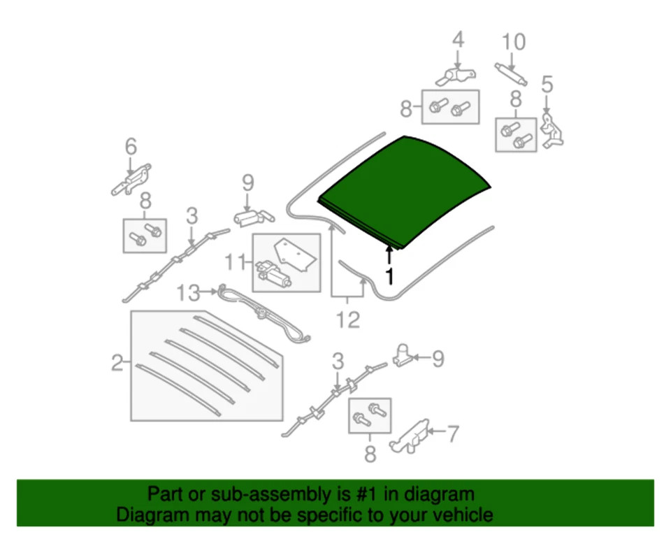 Nuevo Original Smart Fortwo Convertible Tapa Suave Cubierta Lona (2008-2016) OE Foto 1 de 4