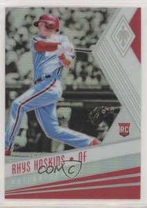 2018 Panini Chronicles Phoenix Prizm Rhys Hoskins #5 Rookie RC
