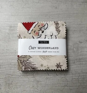 Moda Cozy Wonderland By Fancy That Design Mini Charm Pack Christmas Fabric - Picture 1 of 3
