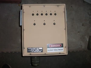 Military Electrical Distribution Box 8936485 / 6110-01-455-6598 280V 60A 3phase - Picture 1 of 10