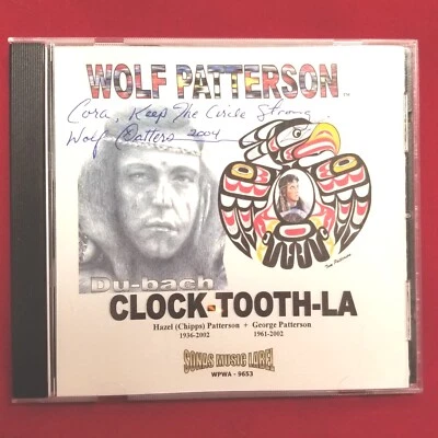 SIGNED Wolf Rick Patterson Du-Bach CLOCK-TOOTH-LA Music CD, SONAS Pacific NW - Image 1 of 4