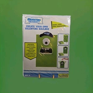 Neu in Verpackung Disney Pixar Monsters University Erstellen Sie Ihren eigenen Valentinstag Briefkasten Handwerk - Bild 1 von 6