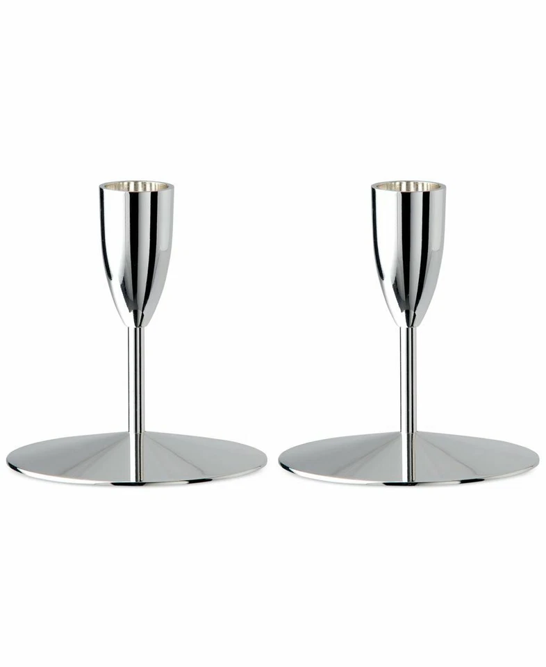 Набор из 2 серебряных подсвечников Wedgwood Arris Collection H1368 - Изображение 1 из 1