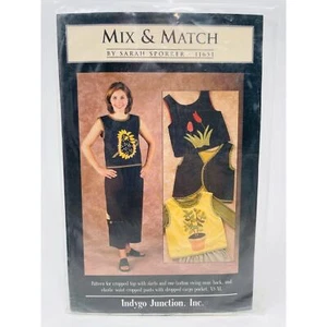 Indygo Junction Mix & Match Cropped Top & Pants, 3 Applique Designs XS-XL, NEW - Picture 1 of 1
