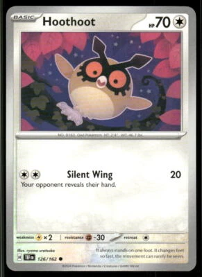 SV05: Temporal Forces #126/162 Hoothoot - Image 1 of 2
