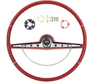 Oer Red Steering Wheel Kit And Horn Button 1963 Chevy Impala Bel Air Biscayne