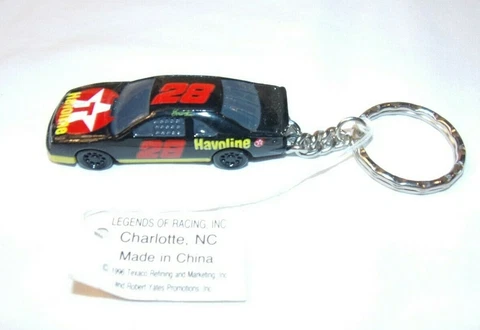 VTG 1996 Legends Racing NASCAR Ernie Irvan 28 Die-Cast Car Keychain 1/87 Scale Cover