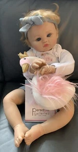 Paradise Galleries 22" Realistic Girl Doll Swan Princess by Jan Wright, 6-pc set - Picture 1 of 6