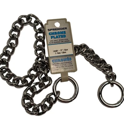 NWT Herm Sprenger 22”Heavy Choke Training Dog Collar Pro Quality Made in Germany - Image 1 of 4