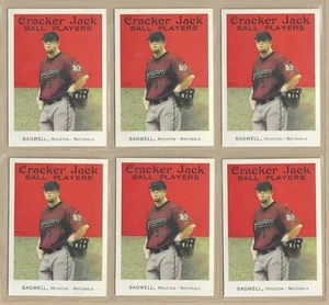 Lot of (6) 2004 Topps Cracker Jack JEFF BAGWELL #31 HOF Astros FREE SHIPPING - Picture 1 of 1
