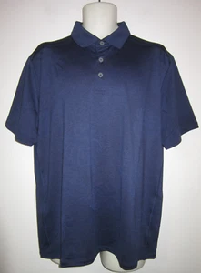TOMMY BAHAMA IslandZone Performance DELRAY FROND Polo Shirt Deep Blue Sz L $110 - Picture 1 of 9
