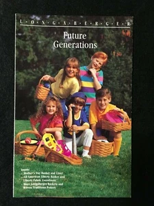 1993 Longaberger Basket Mothers Day & All American Liberty Basket FLYER - Picture 1 of 5