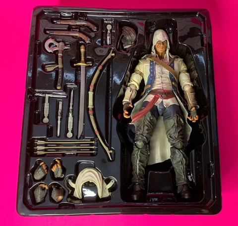 Authentic Square Enix Play Arts Kai Assassins Creed III Connor Kenway US Seller Cover