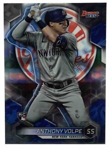 Anthony Volpe 2023 Bowman’s Best Refractor ROOKIE Card #42 RC New York Yankees