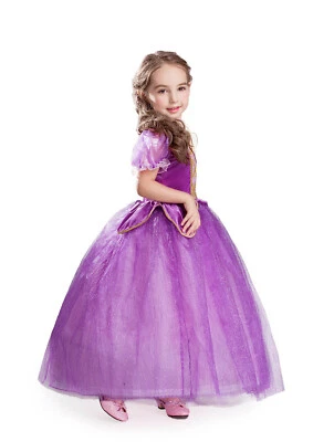 ELSA & ANNA® Girls Fancy Dress Snow Queen Princess Dress Halloween Costume RAP01 - Image 1 of 4
