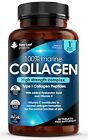 Hydrolised Marine Collagen Tablets  1470mg Type 1 Pure Max Strength Skin Hair