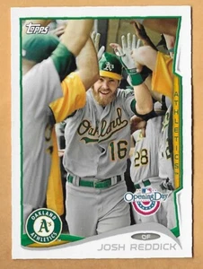 JOSH REDDICK OAKLAND ATHLETICS #173 - TOPPS OPENING DAY NM-MT 2014 - Picture 1 of 2