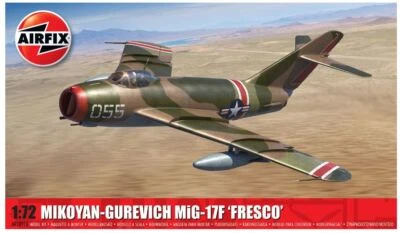 KIT MODELLINO AEREO STATICO AIRFIX MIKOYAN-GUREVICH MIG-17F FRESCO SCALA 1:72 - Immagine 1 di 4