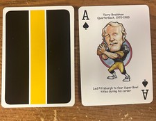 Terry Bradshaw Pittsburgh Steelers Hero Decks Playing Card NFL