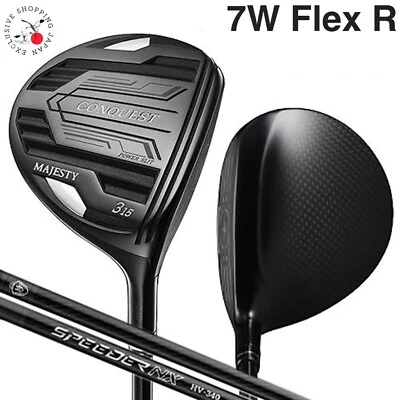 Majesty Conquest 2022 Fairway Wood Club W7 Speeder NX HV340 Shaft Flex R New Men - Image 1 of 4