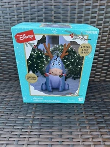 Disney Eeyore 3,5' Weihnachten luftgeblasen aufblasbar LED beleuchtet Winnie Puuh - Bild 1 von 3