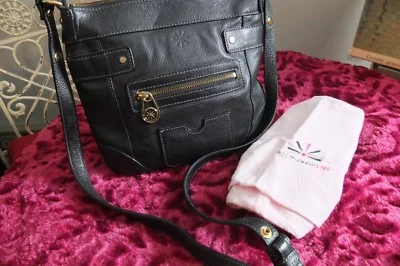 黑色皮革 XBODY/ISAAC MIZRAHI/可选任何 3 个配件,4 个免费送货 2U! — 第 1/4 张图片