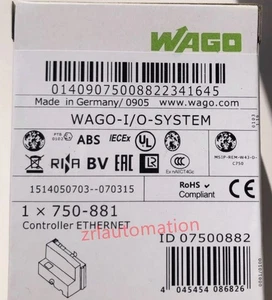 Neu im Karton Wago 750-881 750-881 SPS-Modul 750881 750-881 - Bild 1 von 2