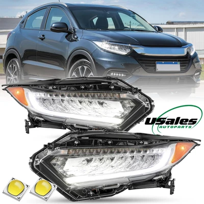 For 2019-2022 Honda HRV HR-V Full LED Headlight DRL Assembly HeadLamp Left+Right - Image 1 of 4