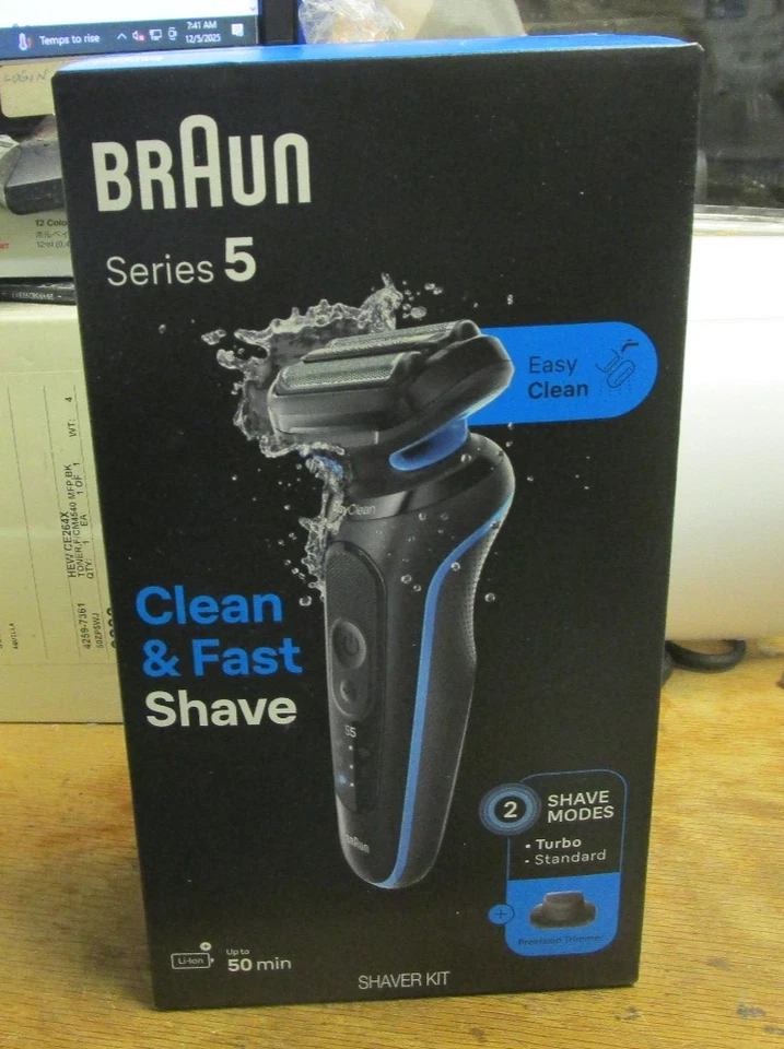 Barbeador elétrico masculino sem fio Braun Series 5 - Imagem 1 de 4